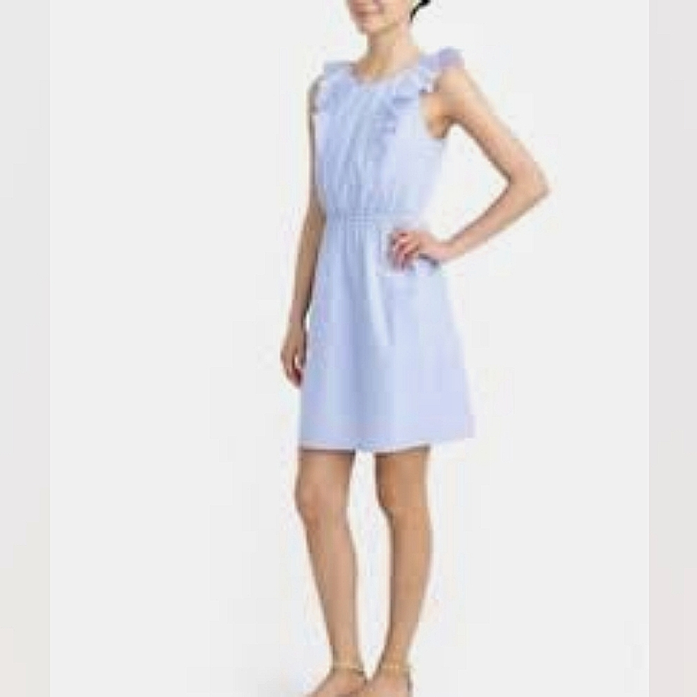 J Crew linen blend dress
